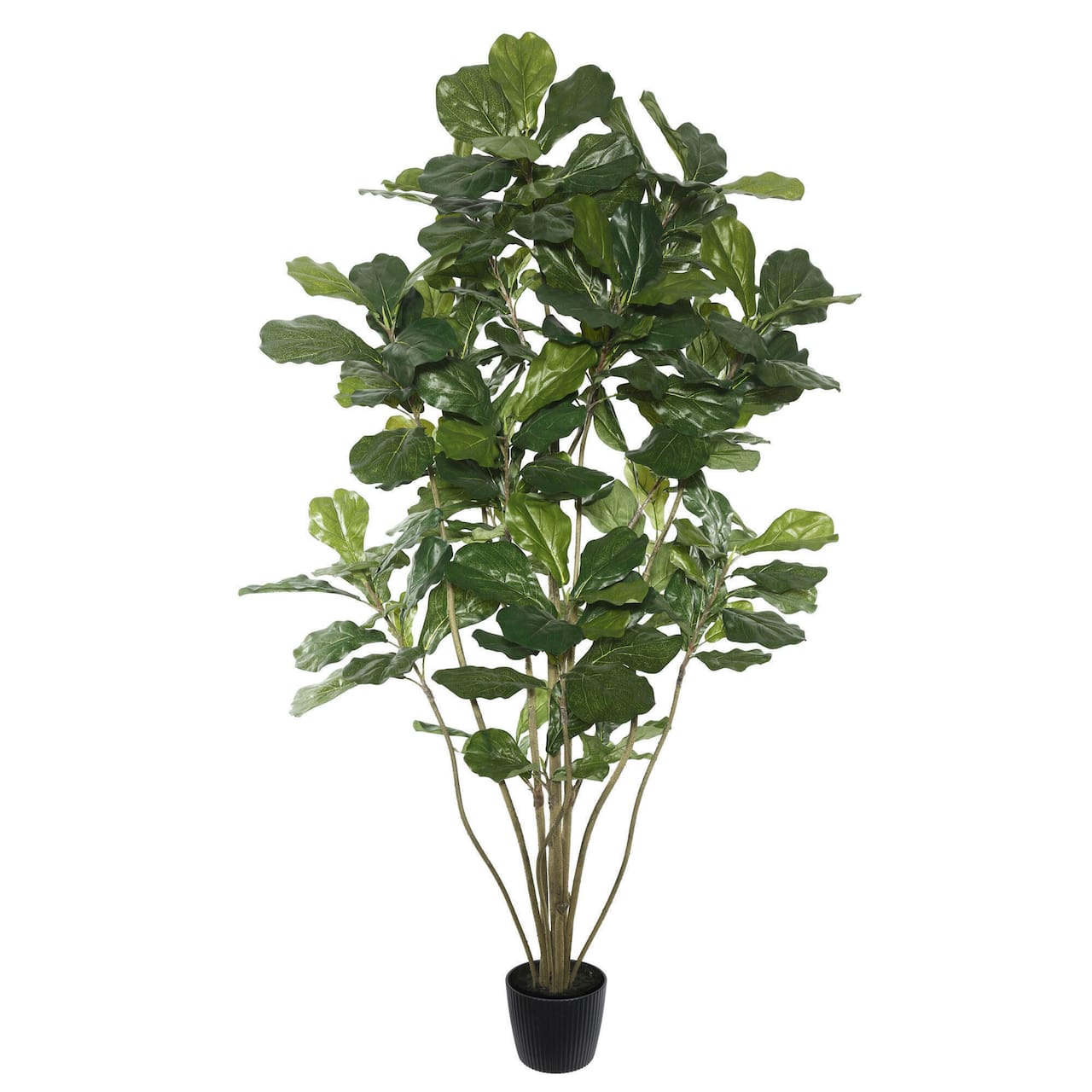 6ft. Potted Artificial Green Fiddle Tree